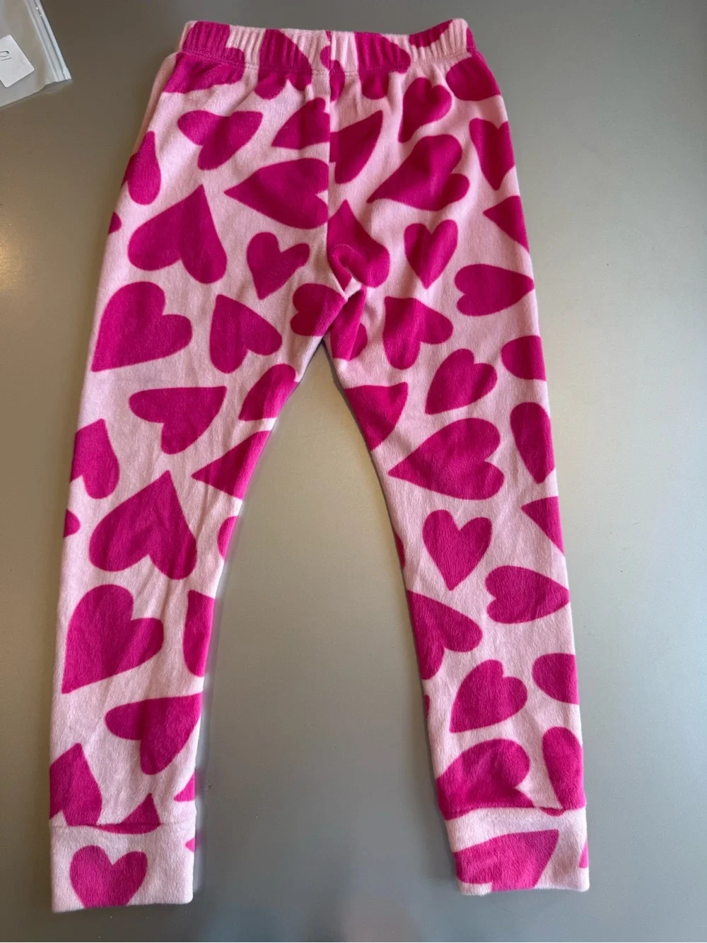 Cat & Jack Pink Heart Print Tights - Bright Pink Hearts on Light Pink